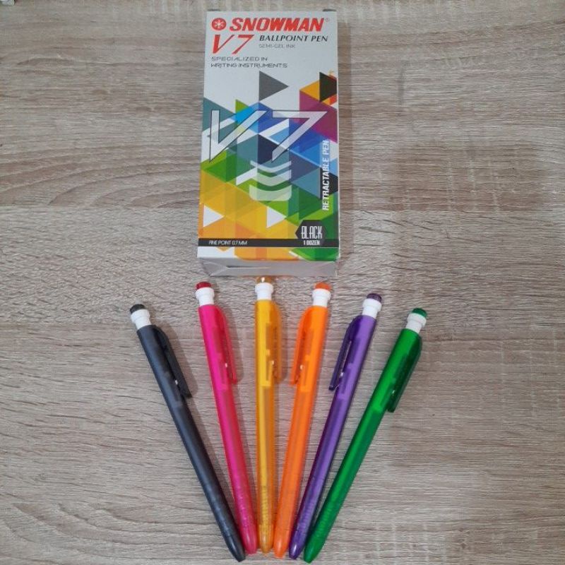 

Pulpen Snowman V7 0.7mm / Pulpen Cetek V7 Snowman0.7mm