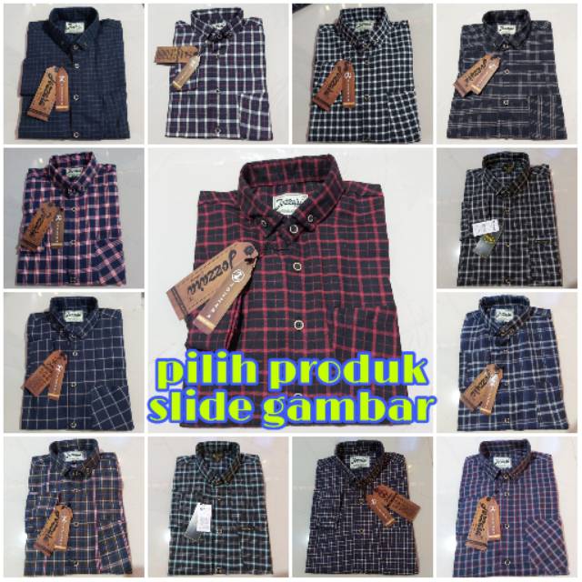 Kemeja Flanel Distro Surfing Lengan Panjang Pria Motif Kotak Cupel Ecer Grosir Shopee Indonesia