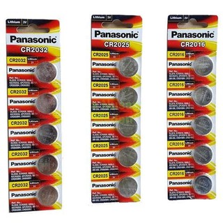 Panasonic 3V Lithium CR 2032 2025 2016 1620 1616 1630 1220 - Baterai Kancing