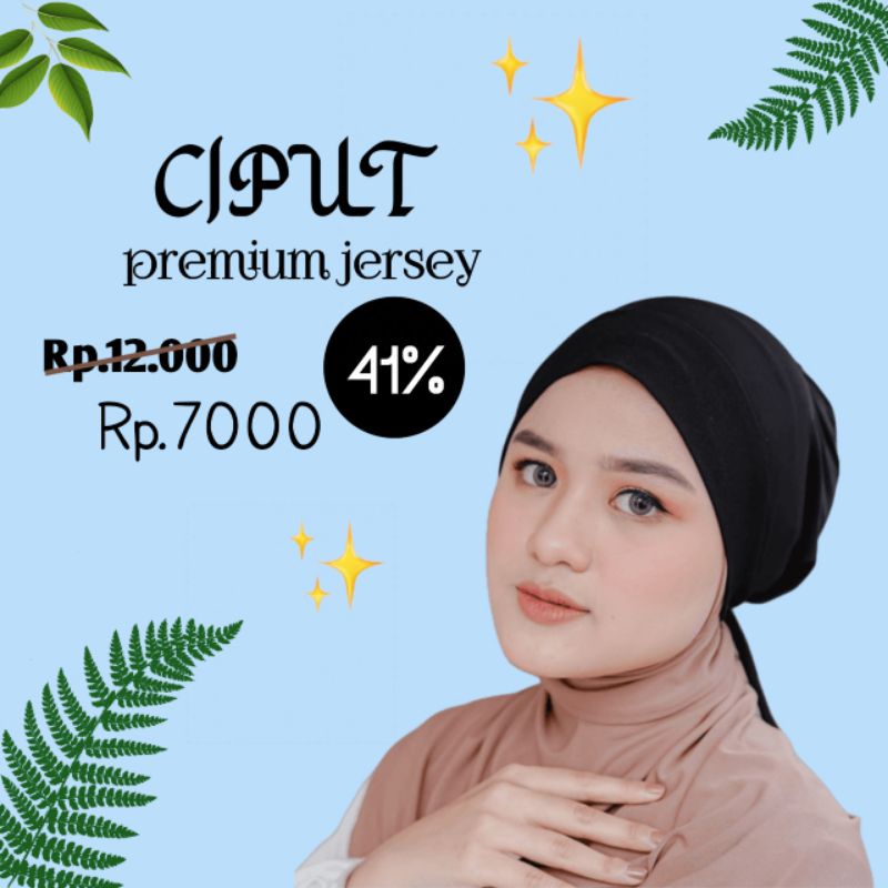 Ciput Tali_Ciput Premium_Ciput Arab_Ciput bahan Jersey