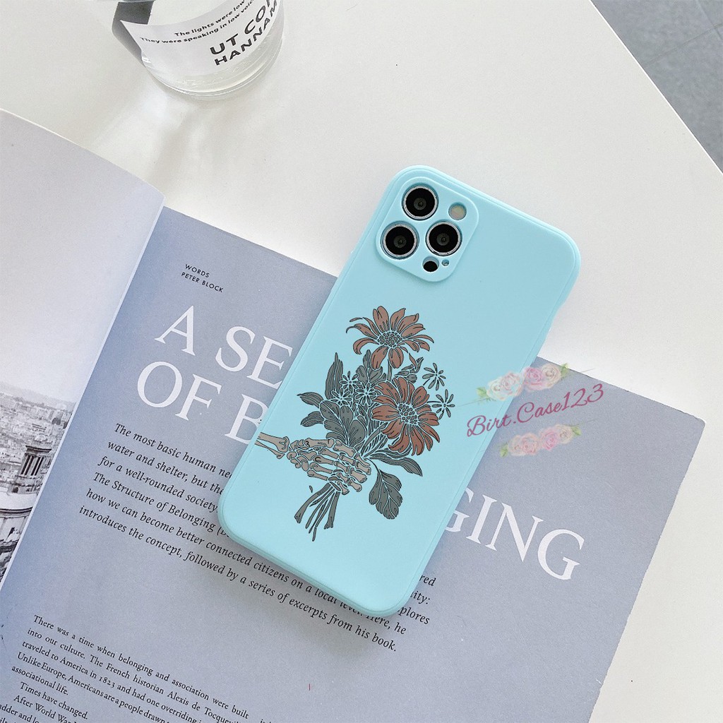 CASE CASING SOFTCASE SILIKON MACARON PELINDUNG KAMERA FLOWERS OPPO VIVO SAMSUNG XIAOMI REALME IPHONE ALL TYPE BC6039