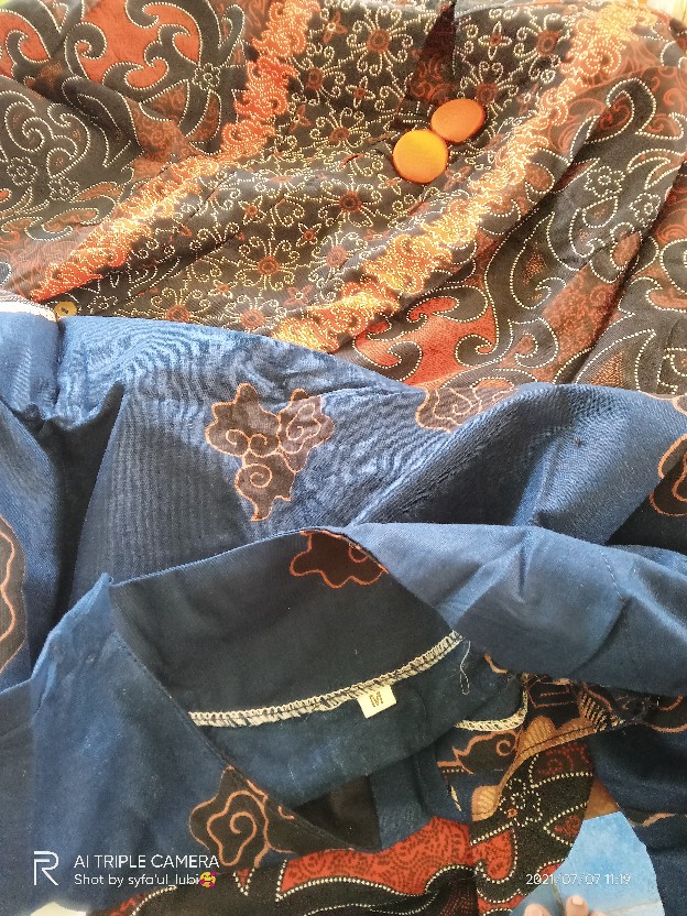 Batik Cewek Lengan Panjang Motif Cumi