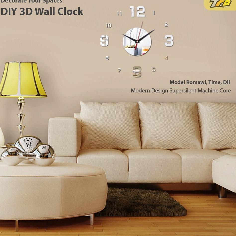 ▲ Jam Dinding DIY Besar Jam Hiasan Giant Wall Clock 80-130cm 130cm 130 cm Diameter clock analog mini