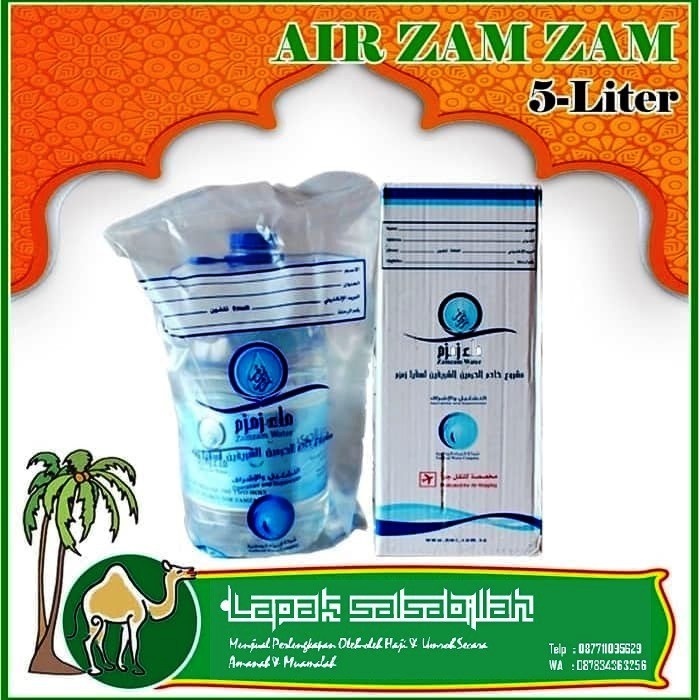 

Air Zam-zam 5 liter 100% Original Oleh-oleh Haji dan Umroh
