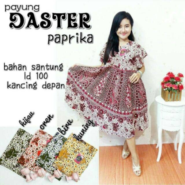 Daster payung paprika grosir baju tidur murah wanita Daster payung paprika grosir baju tidur murah wanita