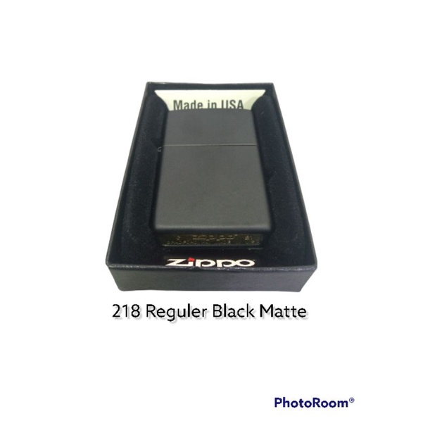 Zippo 218 Black Matte
