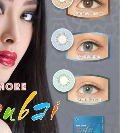 SOFTLENS MINUS NEW MORE DUBAI CRYSTAL GREY 14.5mm (-0.50 sd -5.50) GRATIS TEMPAT SOFLEN
