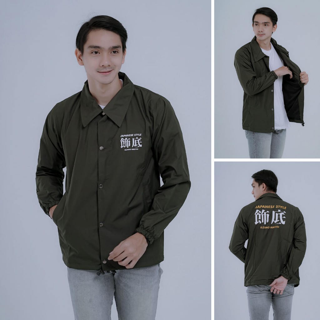 MVP - Coach Jaket - Jaket Parasut Elzano Japanese - Jaket Parasut Pria