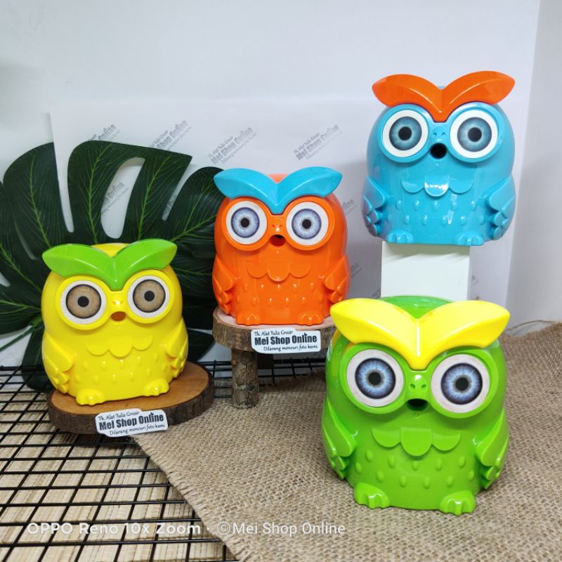 

Serutan Meja Putar OWL / Burung Hantu LUCU UNIK