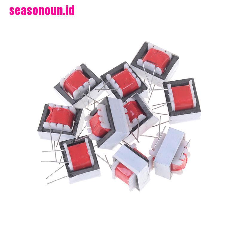 10pcs audio transformer 600: 600 ohm 1: 1 EI14 Isolasi transformer