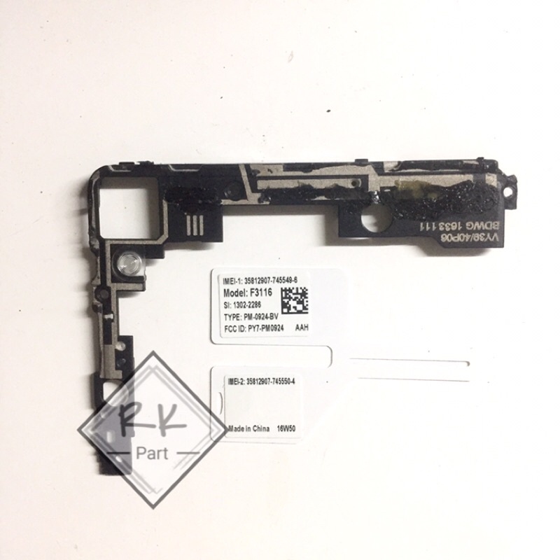 tutup mesin atas sony experia XA F3116 original cabutan hp