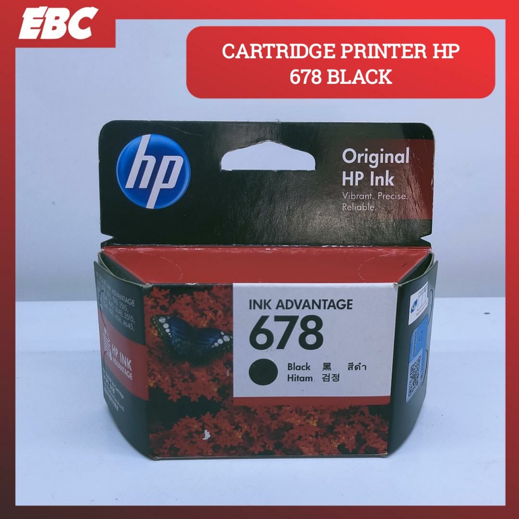 Cartridge  Printer Hp 678 Black