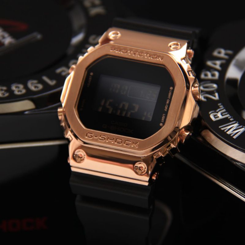 Jam Tangan Pria Merk G Shock Type Gmw-B5000 Original Bm Baterai Free Box Set