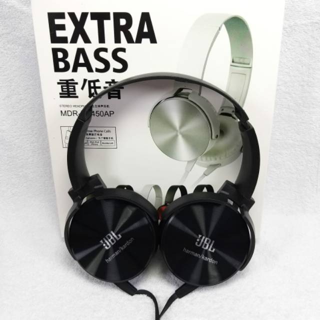 Headset JBL MDR-XB450AP Extra Bass / Headphone JBL Model Bando