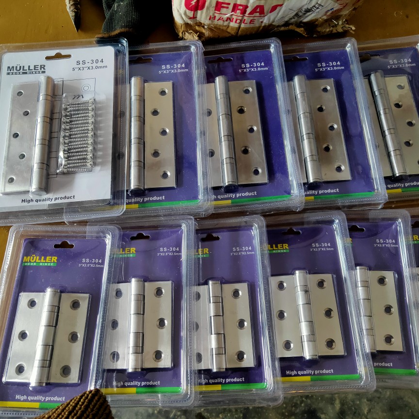 Engsel Pintu / Engsel Jendela 3 Inch / 3 Stainless Steel Ss-304 ( Sus 304 ) Muller