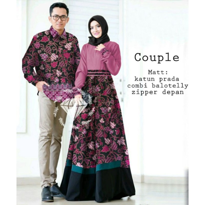 Couple Batik Jatayu - batik kondangan - baju muslim batik couple