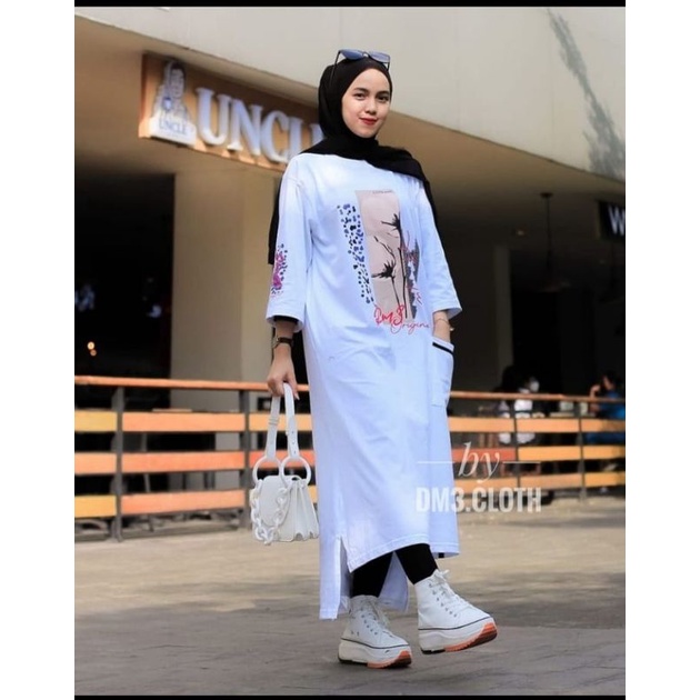 Long Tunik Terbaru Long Tunik DM3 tunik wanita modern Long tunik import Long tunik kekinian Long tun