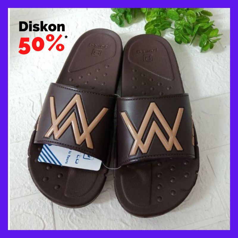 Sandal Slop Pria / Wanita 39-44 Sandal Slop / Sendal Slide Alan Walker Sandal Termurah