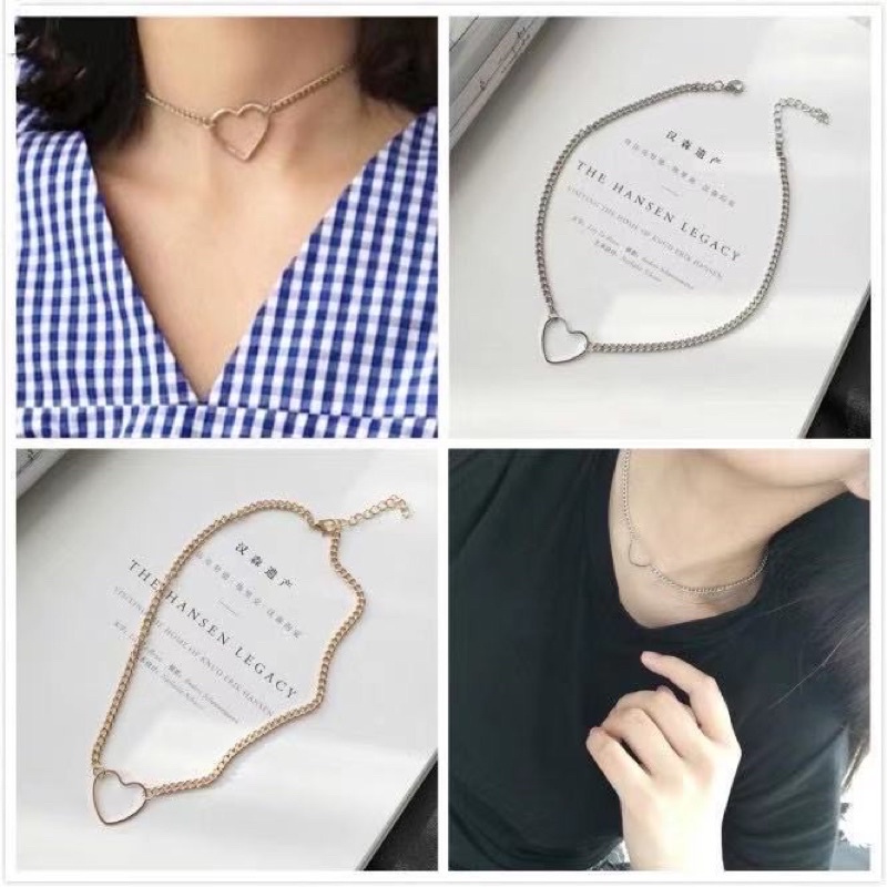 KOREAN IMPOR NECKLACE KALUNG LOVE CHOCKER