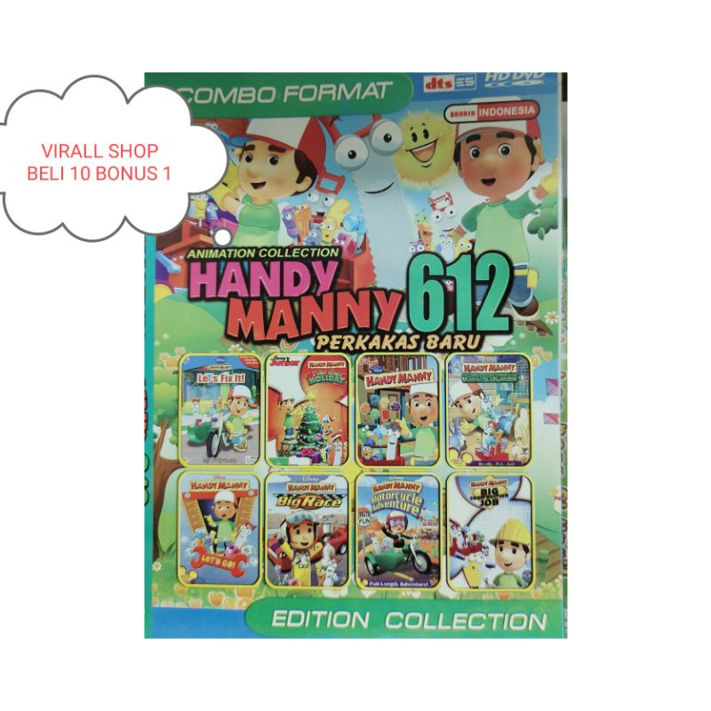 Kaset Koleksi Kartun Anak Handy Manny 612