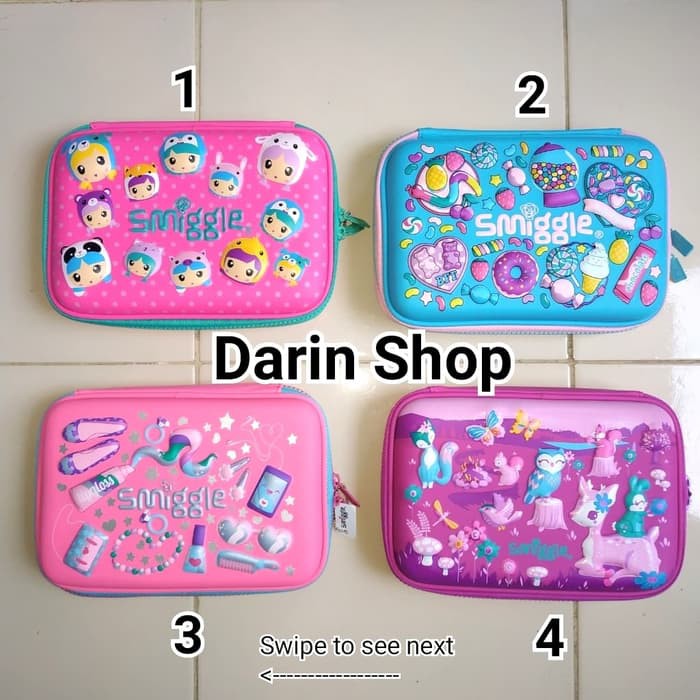 

Kotak tempat pensil smiggle hardtop hardcase original pencil case