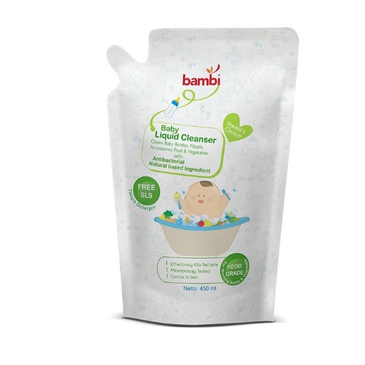 Bambi Baby Liquid Cleanser ( Refill) 450 ML 7587