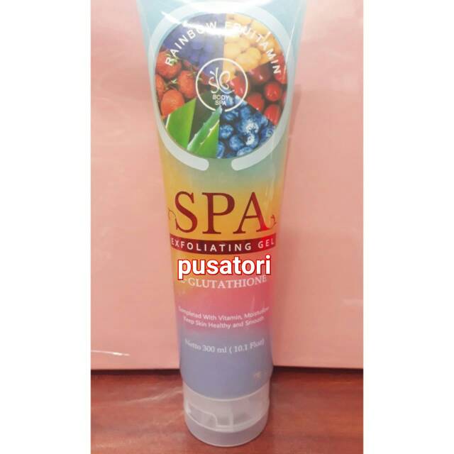 SYB RAINBOW FRUITAMIN SPA EXFOLIATING GEL ANGKAT DAKI PEMUTIH KULIT