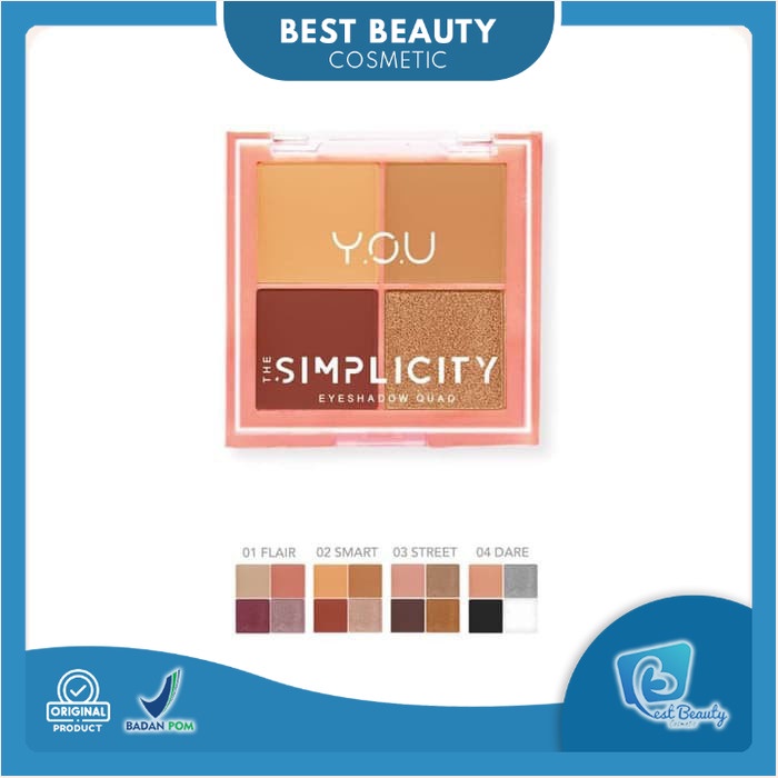 ★ BB ★ Y.O.U Simplicity Eyeshadow Quad - YOU Eyeshadow