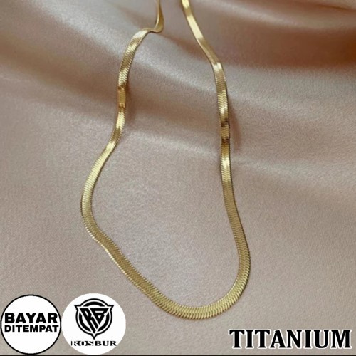 [COD] kalung titanium antikarat model korean stayle buat pria dan wanita