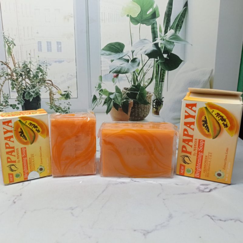 SABUN PAPAYA BY MAMAYA ORIGINAL BPOM 70/115 GR