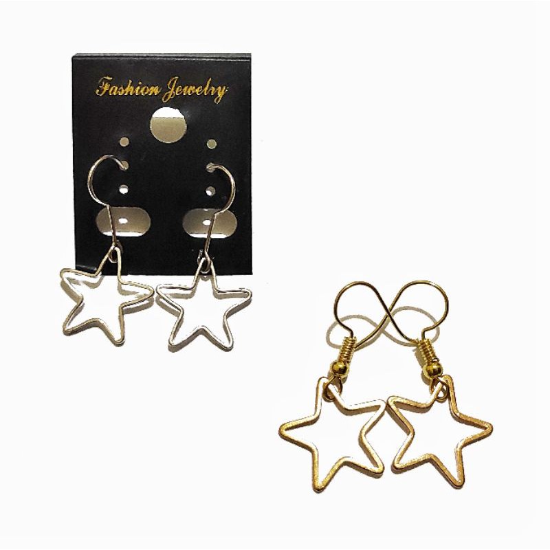 Tania Star Hook Earrings Anting Hooks Handmade