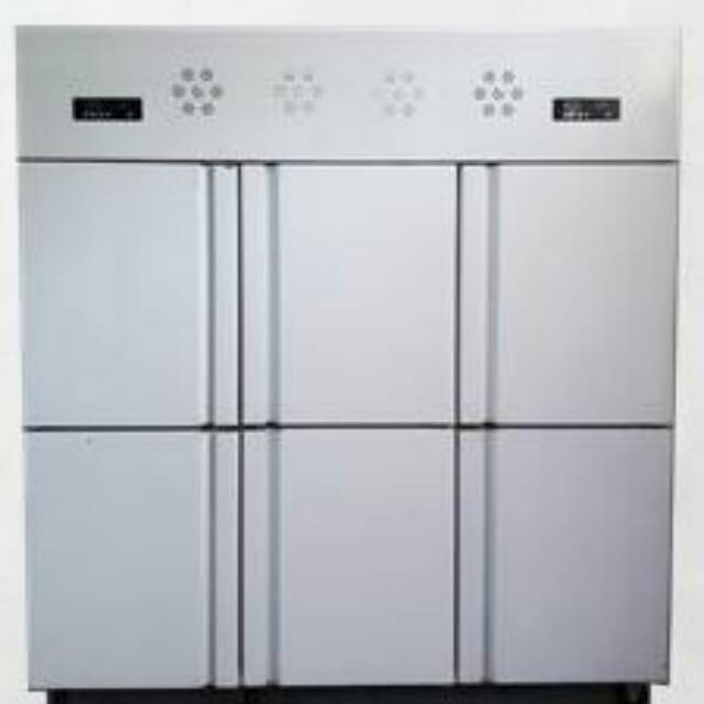 6 door upright chiller