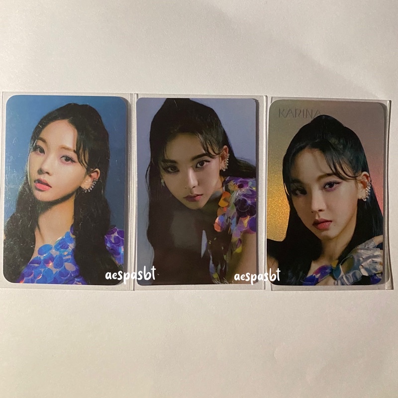 pc karina aespa acrylic keyring photo magnet phomag hologram standee holo next level era photocard m
