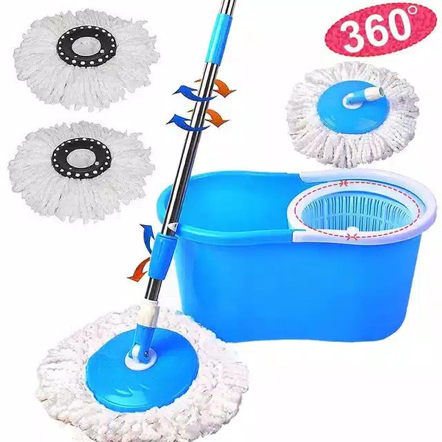 SPIN MOP ALAT PEL Pembersih Lantai Super Rotary Kleaner Tornado Mop