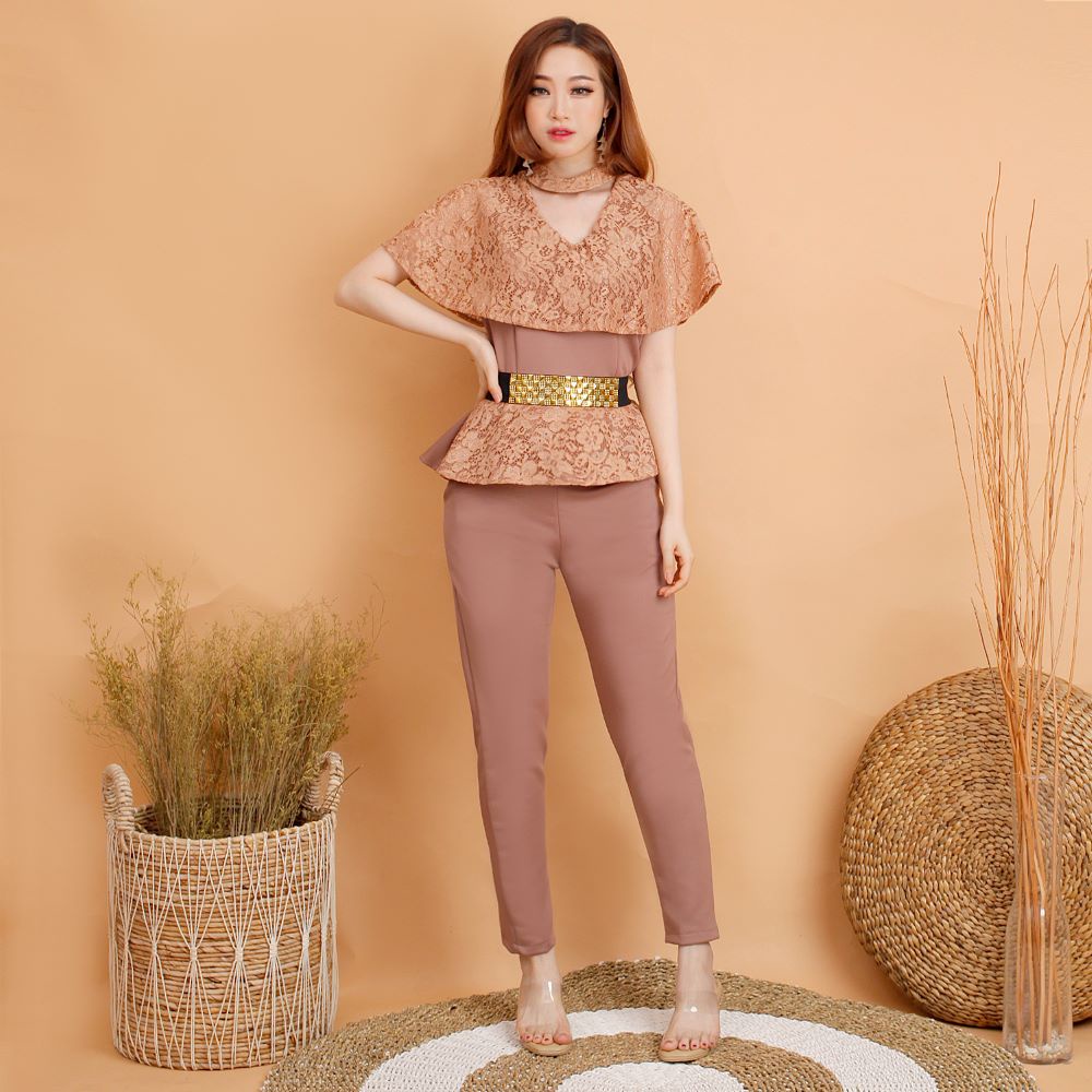 #fashion wanita #047 , STELAN SCUBA IMPORT PREMIUM KOMBINASI BRUKAT GLITER FREE BELT