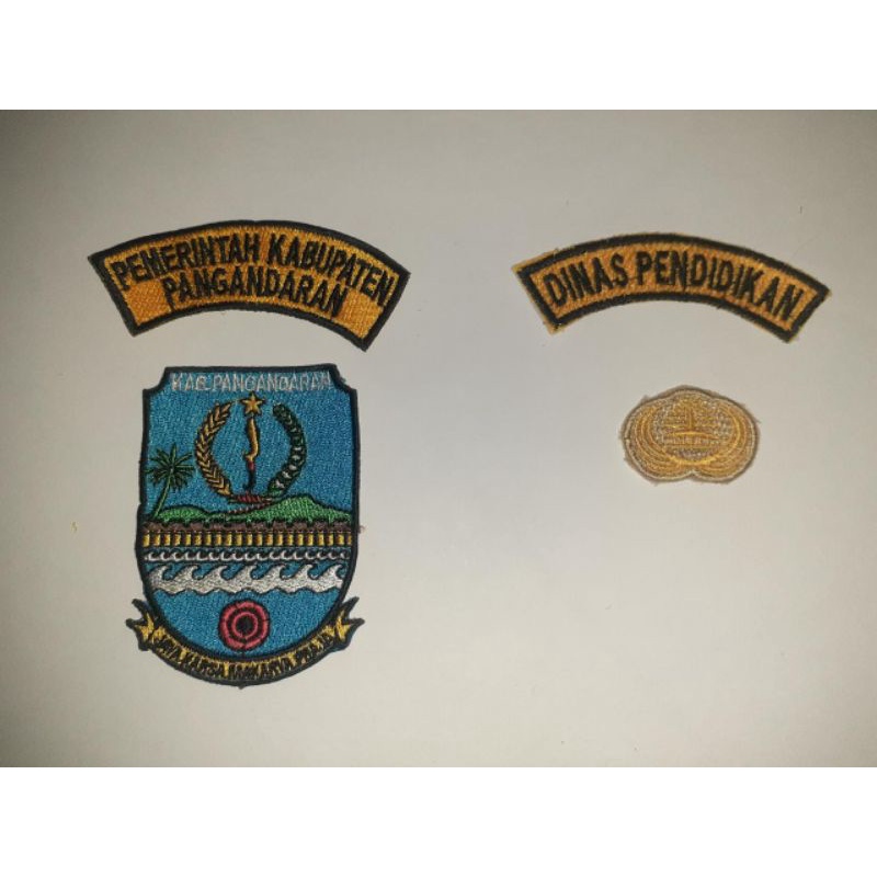 Set Atribut Logo PDH/PEMDA/GURU/ KABUPATEN PANGANDARAN