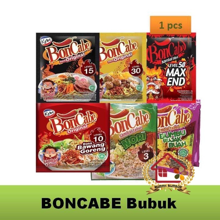 

KOBE BONCABE Sambal Cabe Tabur Semua Varian Level 1 Sachet