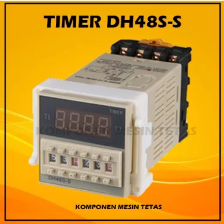 Timer Digital DH48S-S untuk Mesin Tetas Telur Full Otomatis Penetas Telur Otomatis OMRON