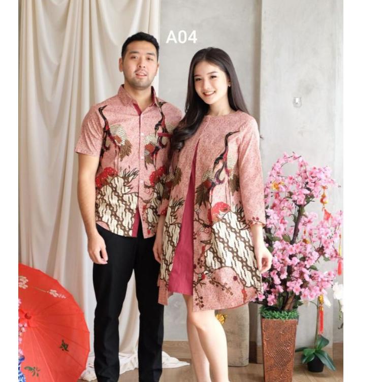 [KZ. 186114] Aneka Cheongsam Phoenix Pink (Couple Family)