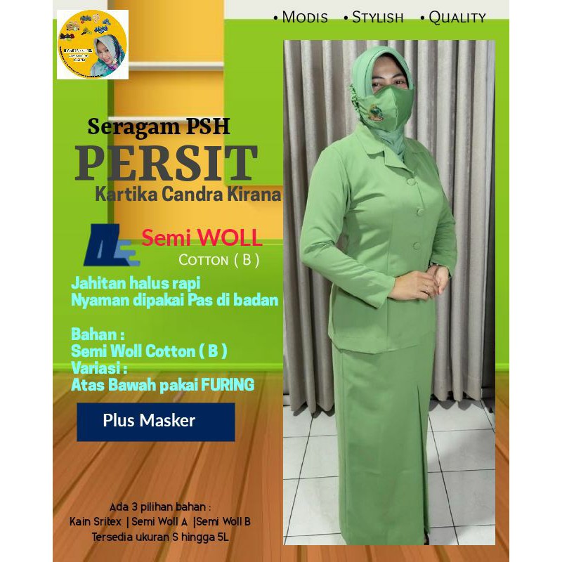 seragam PSH PERSIT KARTIKA CHANDRA KIRANA free masker Semi Wool