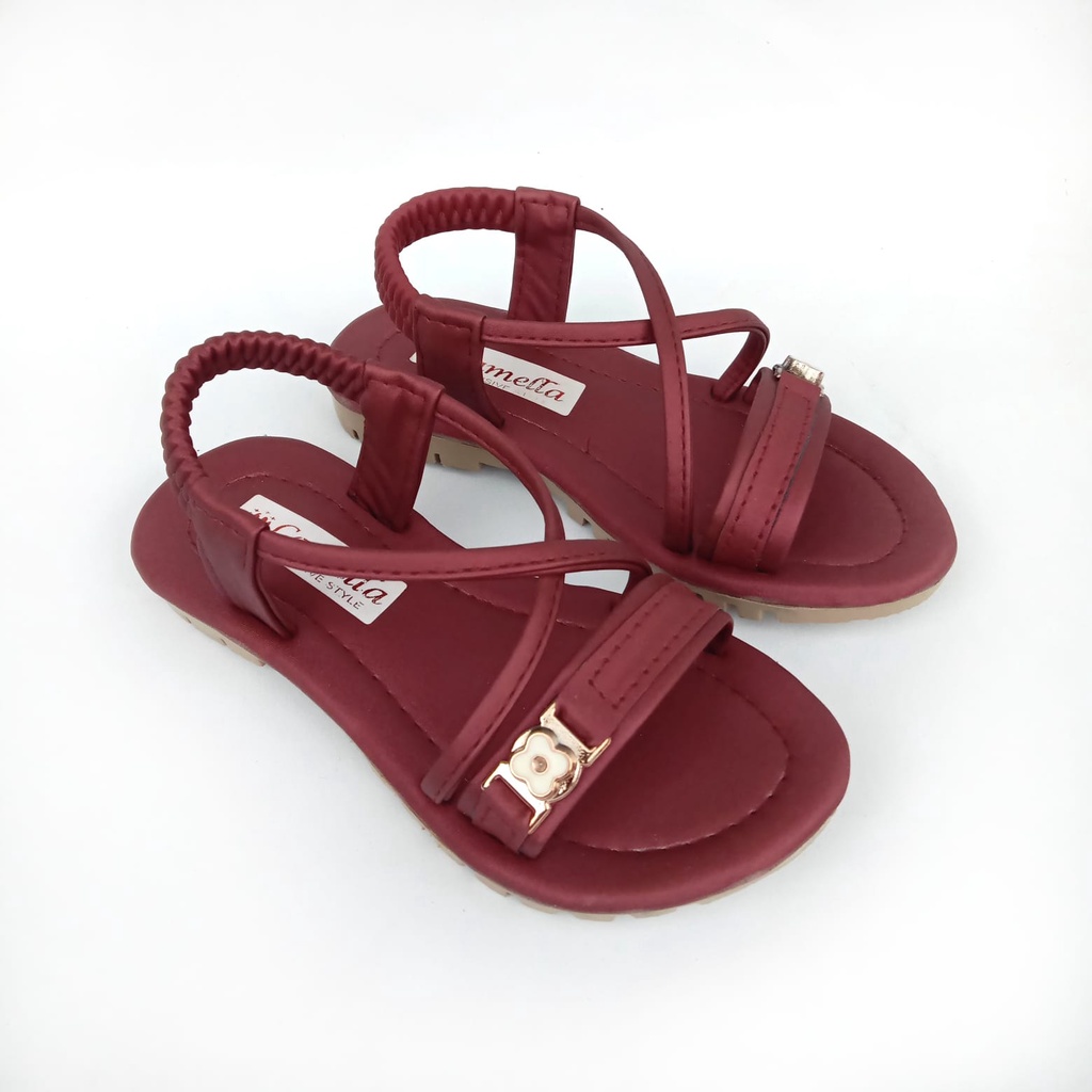 TERBARU!! Sandal Selop Wanita Simple Spon Love