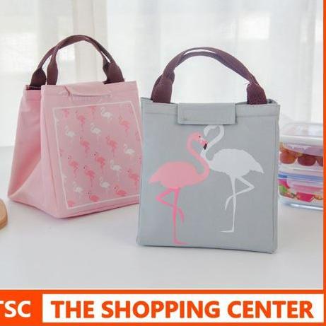 Penjualan Spesial TSC - Tb103 Tas Bekal Motif Flamingo Anak Lunch Bag Sekolah