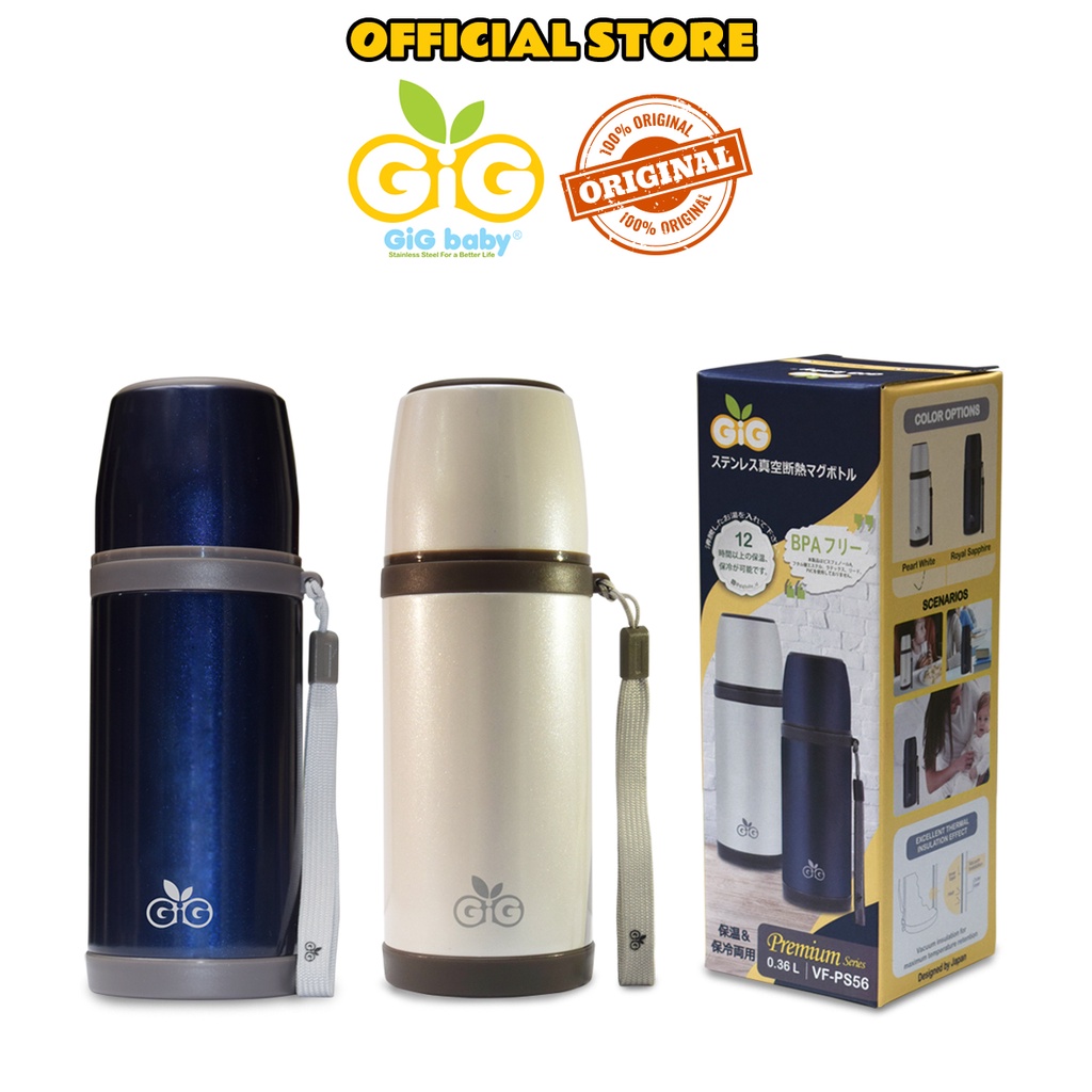 Termos Mini GIG Baby Premium Vacuum Flask 360ml VF-PS56 / Tumbler / Stainless Steel