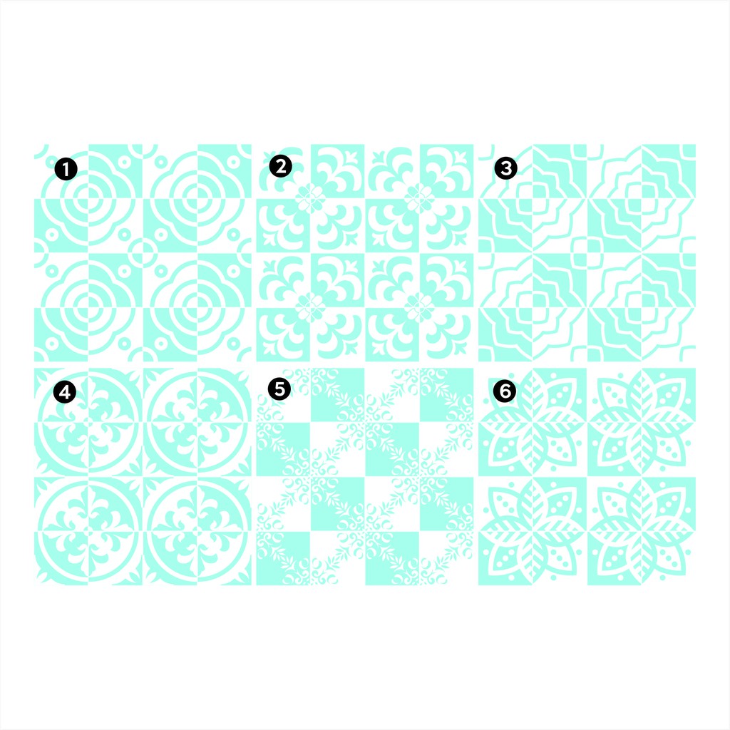 STIKER TEGEL / STIKER LANTAI / KERAMIK MOTIF 60