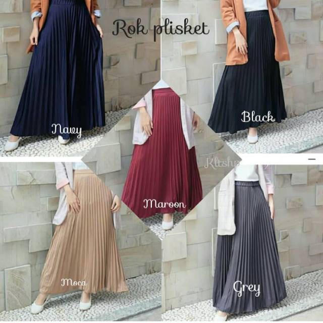 ROK PLISKET MAYUNG MURAH / ROK PLISKET FIT TO XL