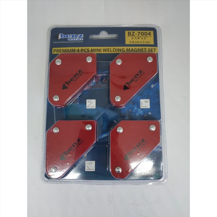 Siku Las Magnet 4Pcs Model Panah Magnetic Welding Holder Ukuran 2 Inch