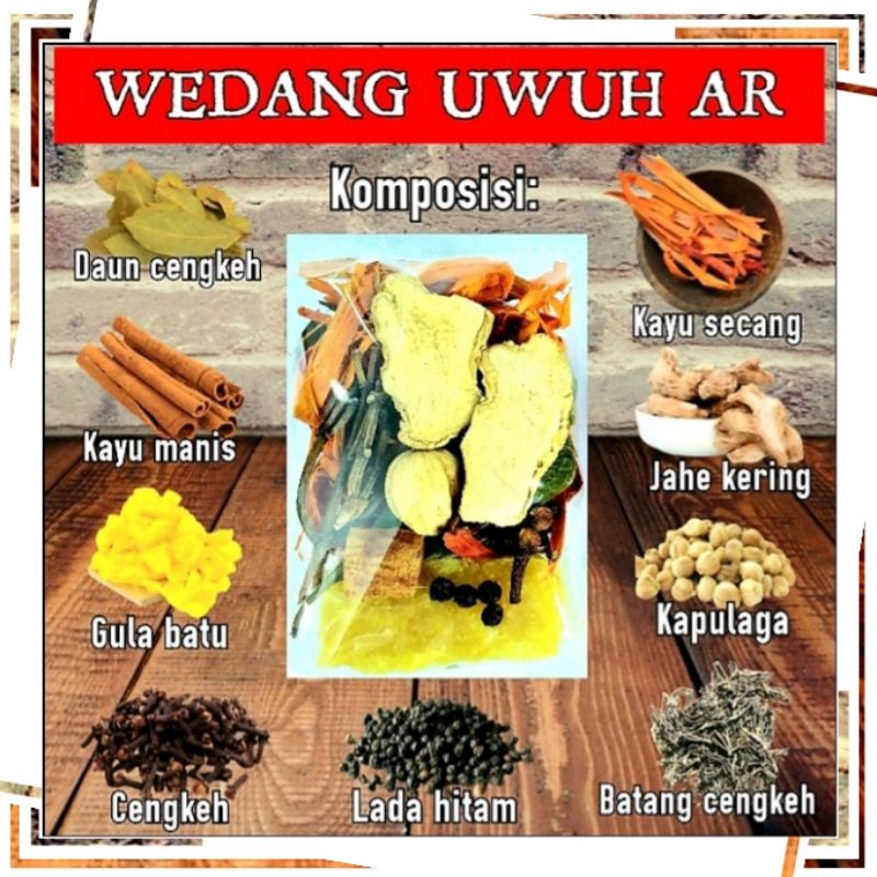 Wedang uwuh ar kemasan 20gr