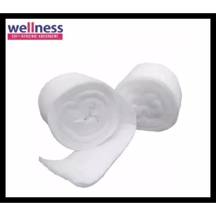 Cotton Roll 1000 Gr Wellness Kapas Gulung 1Kg Kapas Pembalut Absorben