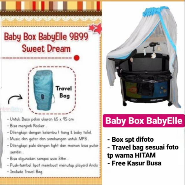 SEWA BOX BAYI Babyelle baby box sweet dream free kasur busa