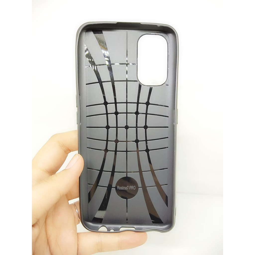 AutoFokus Realme 7 Pro 6.4 inchi Leather Soft Case AUTOFOCUS REALME 7 PRO Motif Kulit Jeruk